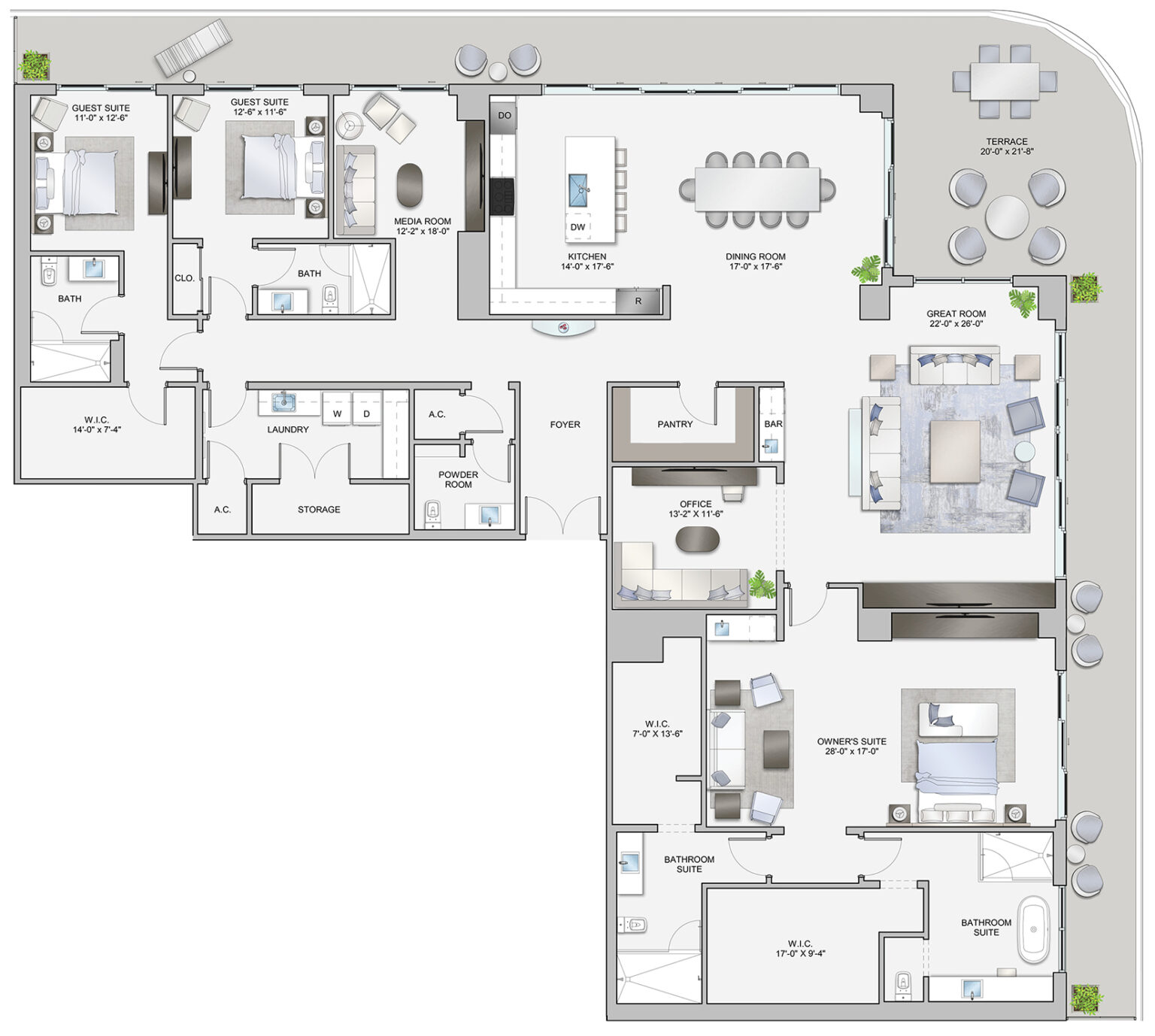 Penthouse B – ONE Tampa